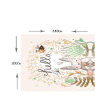 Maxbell Rectangle Table Cover Cloth Wipe Clean Party Tablecloth Covers Rabbit - Aladdin Shoppers