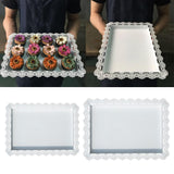 Maxbell Rectangular Serving Plate Cupcake Cake Dish Tray Kitchen Platter 36X26cm - Aladdin Shoppers