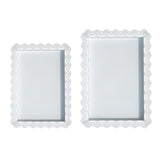 Maxbell Rectangular Serving Plate Cupcake Cake Dish Tray Kitchen Platter 36X26cm - Aladdin Shoppers