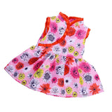 Maxbell Red Flower Printed Dress Clothes for 18'' Our Generation Dolls - Aladdin Shoppers