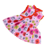Maxbell Red Flower Printed Dress Clothes for 18'' Our Generation Dolls - Aladdin Shoppers