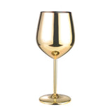 Maxbell Red Wine Glass Goblet Stainless Copper Plated Champagne Cup Drinking 500ML - Aladdin Shoppers