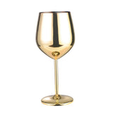 Maxbell Red Wine Glass Goblet Stainless Copper Plated Champagne Cup Drinking 500ML - Aladdin Shoppers