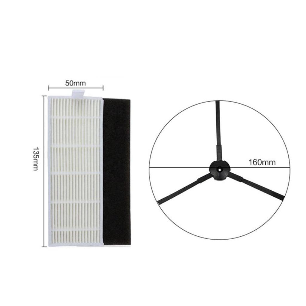 Maxbell Replacement Filter&Side Brush Kit for ECOVACS Ilife X432 T4 X430 A4 A4S A8 - Aladdin Shoppers