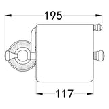 Maxbell Retro Brass Wall Mounted Toilet Roll Paper Holder With Cover Paper Storage Rack with Concealed Screws - Aladdin Shoppers