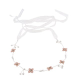 Maxbell Retro Bridal Hair Band Flower Pearls Wedding Party Goddess Headband Silver - Aladdin Shoppers