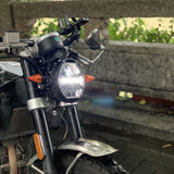 Maxbell Retro Style LED Headlight Driving Light Universal for Motorbike - Aladdin Shoppers