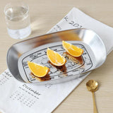 Maxbell Retro Style Metal Fruit Dessert Serving Plate Dish Lazy Snack Tray Candy Box House - Aladdin Shoppers