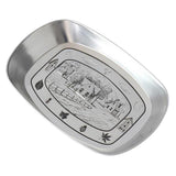 Maxbell Retro Style Metal Fruit Dessert Serving Plate Dish Lazy Snack Tray Candy Box Manor - Aladdin Shoppers
