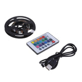 Maxbell RGB Bias Lighting TV 5050 USB Powered LED Light Strip with 24Key Remote 0.5M - Aladdin Shoppers