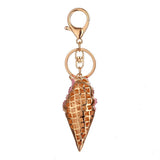 Maxbell Rhinestone Key Chain Car Key Ring Accessory Crystal Bag Decor Keyring Silver - Aladdin Shoppers