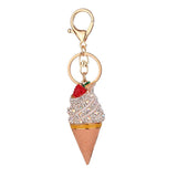 Maxbell Rhinestone Key Chain Car Key Ring Accessory Crystal Bag Decor Keyring Silver - Aladdin Shoppers