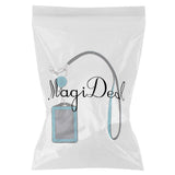 Maxbell Rhinestone Lanyard with Retractable Reel Vertical ID Badge Holder Deep Blue - Aladdin Shoppers
