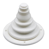 Maxbell Rigging and Cable Boot for Boats - Rigging Hole Cover, White - Aladdin Shoppers