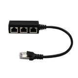 Maxbell RJ45 1 to 3 Ethernet LAN Network Splitter Extender Adapter Connector Cable - Aladdin Shoppers