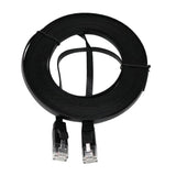 Maxbell RJ45 CAT6 Ethernet Network LAN Cable Flat UTP Patch Router Black 25 Meters - Aladdin Shoppers
