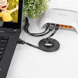 Maxbell RJ45 CAT6 Ethernet Network LAN Cable Flat UTP Patch Router Black 25 Meters - Aladdin Shoppers