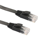 Maxbell RJ45 CAT6 Ethernet Network LAN Cable Flat UTP Patch Router Black 25 Meters - Aladdin Shoppers