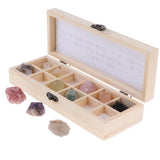 Maxbell Rock & Mineral Collection Geology Science Kit Earth Science Toy - Box Of 12 pieces Quartz Specimens - Aladdin Shoppers