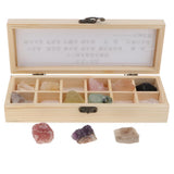 Maxbell Rock & Mineral Collection Geology Science Kit Earth Science Toy - Box Of 12 pieces Quartz Specimens - Aladdin Shoppers