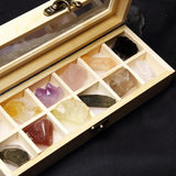 Maxbell Rock & Mineral Collection Geology Science Kit Earth Science Toy - Box Of 12 pieces Quartz Specimens - Aladdin Shoppers