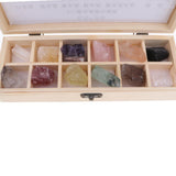 Maxbell Rock & Mineral Collection Geology Science Kit Earth Science Toy - Box Of 12 pieces Quartz Specimens - Aladdin Shoppers