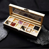 Maxbell Rock & Mineral Collection Geology Science Kit Earth Science Toy - Box Of 12 pieces Quartz Specimens - Aladdin Shoppers