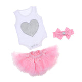 Maxbell Rompers Skirt Headband Suit for 22''-23'' Reborn Baby Girl Doll Clothes - Aladdin Shoppers