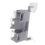 Maxbell Rotatable Hanging Spice Rack Set Wall-mounted Revolving Spice Rack 3-Gray - Aladdin Shoppers
