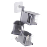 Maxbell Rotatable Hanging Spice Rack Set Wall-mounted Revolving Spice Rack 3-Gray - Aladdin Shoppers