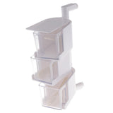 Maxbell Rotatable Hanging Spice Rack Set Wall-mounted Revolving Spice Rack 3-White - Aladdin Shoppers