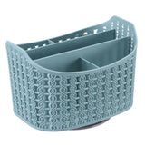 Maxbell Rotatable Plastic Desktop Organizer Desk Storage Container Blue - Aladdin Shoppers