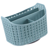 Maxbell Rotatable Plastic Desktop Organizer Desk Storage Container Blue - Aladdin Shoppers