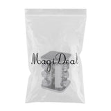 Maxbell Rotatable Salt Pepper Shaker Stainless Steel Condiment Dispenser Silver - Aladdin Shoppers
