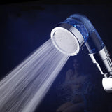 Maxbell Round 3 Modes Massage Function Shower Head Home Bathroom Mini Handheld Showerhead Water Spray - Aladdin Shoppers