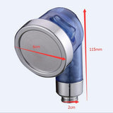 Maxbell Round 3 Modes Massage Function Shower Head Home Bathroom Mini Handheld Showerhead Water Spray - Aladdin Shoppers