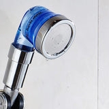 Maxbell Round 3 Modes Massage Function Shower Head Home Bathroom Mini Handheld Showerhead Water Spray - Aladdin Shoppers