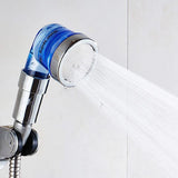 Maxbell Round 3 Modes Massage Function Shower Head Home Bathroom Mini Handheld Showerhead Water Spray - Aladdin Shoppers