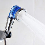 Maxbell Round 3 Modes Massage Function Shower Head Home Bathroom Mini Handheld Showerhead Water Spray - Aladdin Shoppers