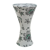 Maxbell Round Base Cocktail Cover Wedding Event Dry Bar Table Cloth Flower White - Aladdin Shoppers