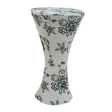 Maxbell Round Base Cocktail Cover Wedding Event Dry Bar Table Cloth Flower White - Aladdin Shoppers
