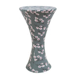 Maxbell Round Base Cocktail Cover Wedding Event Dry Bar Table Cloth Pink Flower - Aladdin Shoppers