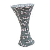 Maxbell Round Base Cocktail Cover Wedding Event Dry Bar Table Cloth Pink Flower - Aladdin Shoppers