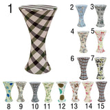 Maxbell Round Base Cocktail Cover Wedding Event Dry Bar Table Cloth Stripe 1 - Aladdin Shoppers