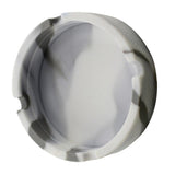 Maxbell Round Silicone Ashtray Cigar Holder for Tabletop Home Office Grey Camo - Aladdin Shoppers