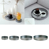 Maxbell round tray cake dessert coffee plate decorating photography ring tray S - Aladdin Shoppers