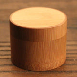 Maxbell Round Tube Bamboo Tea CanisterTea Barrel Matcha Tea Box Tea Tin #1 - Aladdin Shoppers