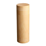 Maxbell Round Tube Bamboo Tea CanisterTea Barrel Matcha Tea Box Tea Tin #2 - Aladdin Shoppers