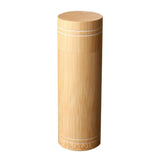 Maxbell Round Tube Bamboo Tea CanisterTea Barrel Matcha Tea Box Tea Tin #2 - Aladdin Shoppers