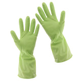 Maxbell Rubber Gloves Kitchen Cleaning Gloves Waterproof Dishwashing Green S - Aladdin Shoppers